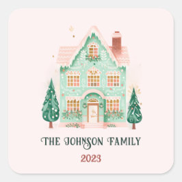 パーソナライズされたフェスティバルシール スクエアシール