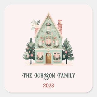 パーソナライズされたフェスティバルシール スクエアシール