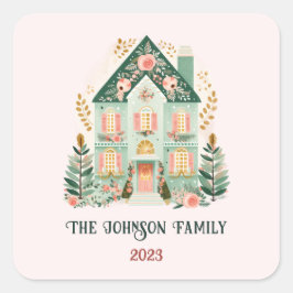 パーソナライズされたフェスティバルシール スクエアシール