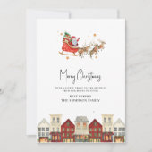 パーソナライズされたフェスティバルモダンの水色 シーズンカード (正面)