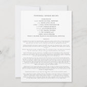 パーソナライズされたフェスティバルモダンの水色 シーズンカード (裏面)