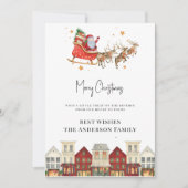 パーソナライズされたフェスティバルモダンの水色 シーズンカード (正面)