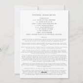 パーソナライズされたフェスティバルモダンの水色 シーズンカード (裏面)