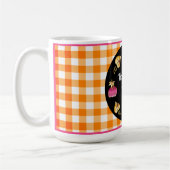 パーソナライズされたフェスティバル収穫時間 コーヒーマグカップ (左)