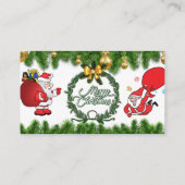 パーソナライズされたフェスティバル願い 名刺 (裏面)