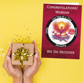 パーソナライズされたフェニックス ソブリエティ マイルストーン カード