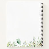 パーソナライズされたフェミニンスタイルモダン可愛 ノートブック (裏面)