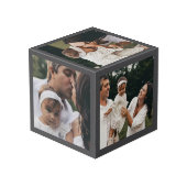 パーソナライズされたフォトキューブカスタム引用文写真、文字 フォトキューブ (裏面アングル)