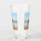 パーソナライズされたフォトグラスとカスタム文字 タンブラーグラス (右)