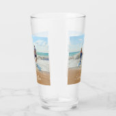 パーソナライズされたフォトグラスとカスタム文字 タンブラーグラス (右)