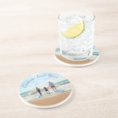 パーソナライズされたフォトコースターとカスタム文字 コースター (側面)