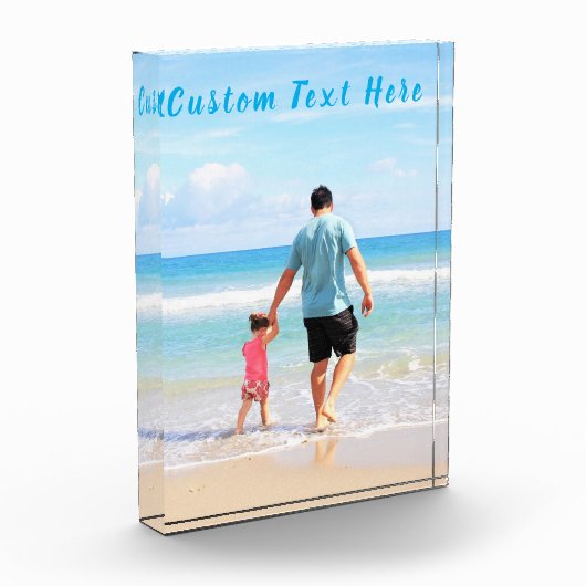 パーソナライズされたフォトボックカスタムス文字 フォトブロック (左)