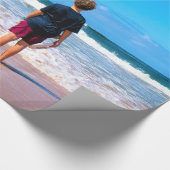 パーソナライズされたフォトラッピング紙カスタム文字 ラッピングペーパー (角)