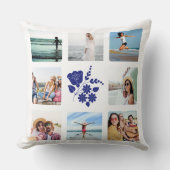 パーソナライズされたフォークパターン装飾用クッション クッション (正面)