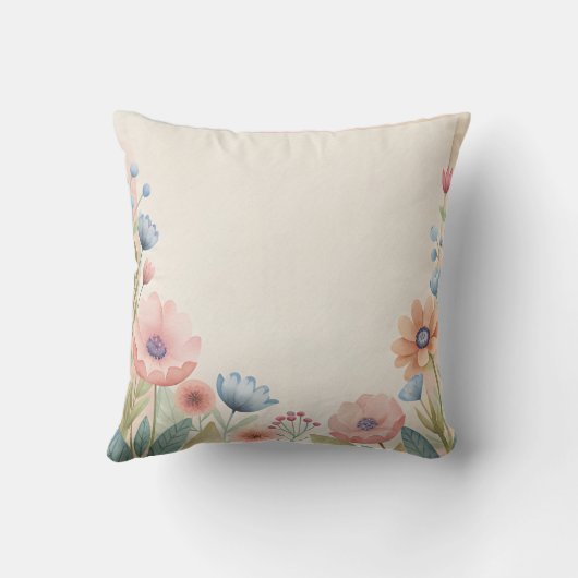 パーソナライズされたフストライプのァームスウィートファーム クッション (裏面)