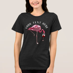 パーソナライズされたフラミンゴ ワイン愛飲家のための小物 トライブレンドTシャツ