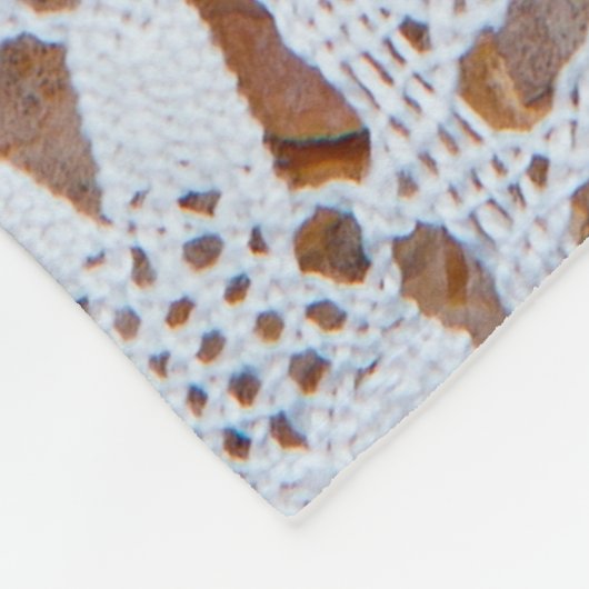 パーソナライズされたフリーススローカントリーの木のレースt フリースブランケット (角)