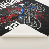 パーソナライズされたフリースタイルモトクロスレーシングFMXトリック シェルパブランケット (3/4)