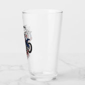 パーソナライズされたフリースタイルモトクロスレーシングFMXトリック タンブラーグラス (左)