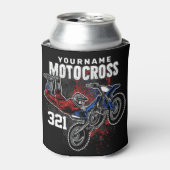 パーソナライズされたフリースタイルモトクロスレーシングFMXトリック 缶クーラー (缶正面)