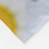 パーソナライズされたフリースブランケット春の花 フリースブランケット (角)