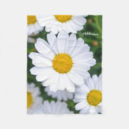 パーソナライズされたフリースブランケット春の花 フリースブランケット