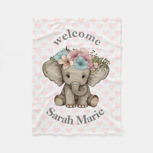 パーソナライズされたフリースブランケット フリースブランケット (正面)