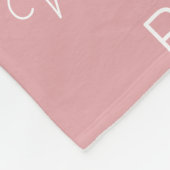 パーソナライズされたフリースブランケット フリースブランケット (角)