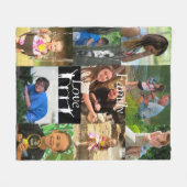 パーソナライズされたフリースブランケット フリースブランケット (正面(横))