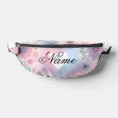 パーソナライズされたフローラとハート ファニーパック (レイダウン)