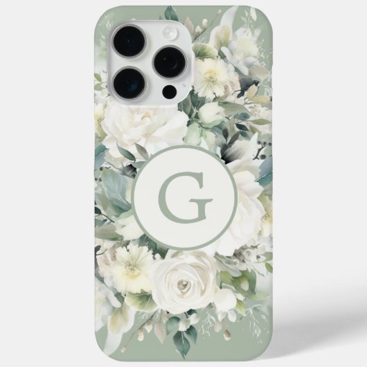 パーソナライズされたフローラのケース・メイト Case-Mate iPhoneケース (裏面)