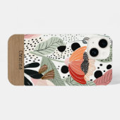 パーソナライズされたフローラの電話ケース iPhoneケース (裏面横)