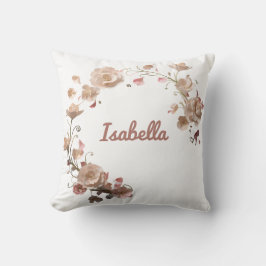 パーソナライズされたフローラエレガンス装飾用クッション クッション