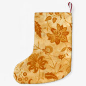パーソナライズされたフローラストッキング スモールクリスマスストッキング (裏面)