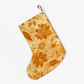 パーソナライズされたフローラストッキング スモールクリスマスストッキング (裏面 (吊り時))