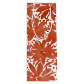 パーソナライズされたフローラデザイン秋錆抱き枕 ワインギフトバッグ (裏面)