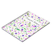 パーソナライズされたフローラノートカスタム- Momの贈り物 ノートブック (左側)