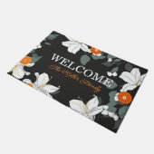 パーソナライズされたフローラパーソナライズされた ドアマット (アングル)