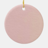 パーソナライズされたフローラブライダルパーティメイド・オブ・オーナー(花嫁付き添い人) セラミックオーナメント (裏面)