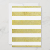 パーソナライズされたフローラリースブライダルシャワー セーブザデート (裏面)