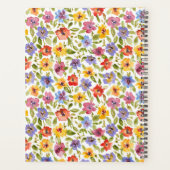 パーソナライズされたフローラ先生講習 プランナー手帳 (裏面)