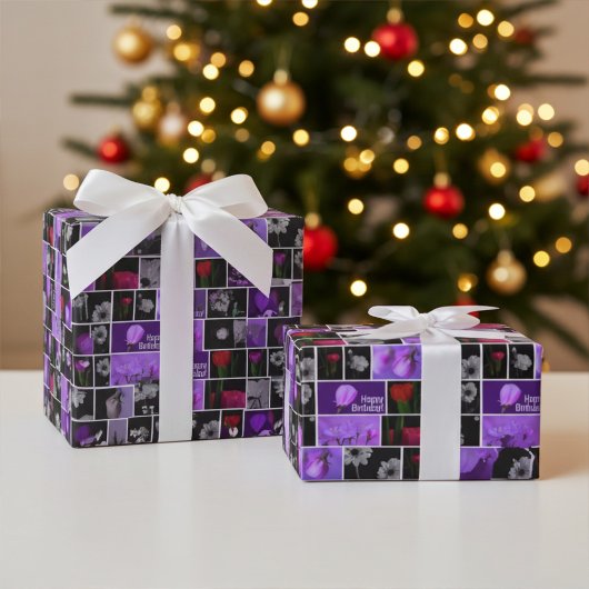 パーソナライズされたフローラ全大事な行事包装紙 ラッピングペーパー