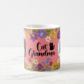 パーソナライズされたフローラ写真コラージュマグギフト コーヒーマグカップ (中央)