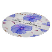 パーソナライズされたフローラ切断ボーユニークド カッティングボード (角)