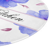 パーソナライズされたフローラ切断ボーユニークド カッティングボード (角)