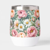 パーソナライズされたフローラ壁紙パターン (背面)