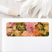 パーソナライズされたフローラ差出人住所 ラベル (インサイチュ)