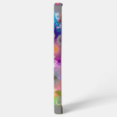 パーソナライズされたフローラ抽象デザイン SAMSUNG GALAXYケース (左側面)