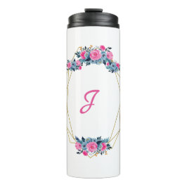 パーソナライズされたフローラ枠 タンブラー