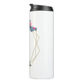 パーソナライズされたフローラ枠 タンブラー (回転右)